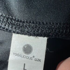 Yogalicious Lux Black Track Pants